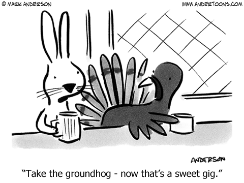 Take The Groundhog - Now That's A Sweet Gig - Easter pictures Easter humor Easter jokes Easter cartoons